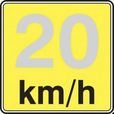 Accuform CANADIANSPECIF IC TRAFFIC SIGNS 24 in  X FRW30815HP